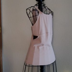 Free People Ribbed Racerback Tank Top L